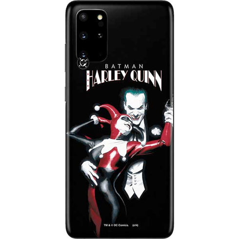 DC Comics The Joker Batman: Harley Quinn Cover #1 Art by Alex Ross. Piece Also known as Tango with Evil Galaxy S20 Plus Skin